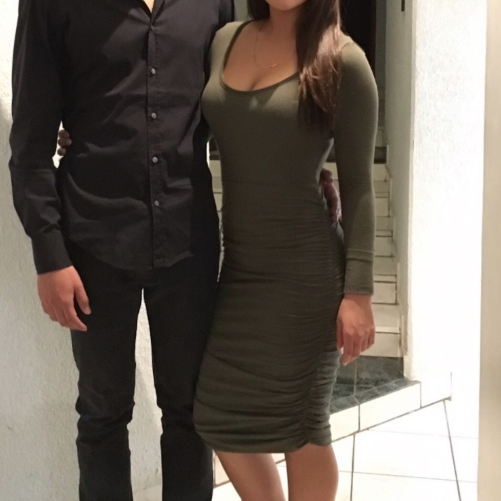 Express long sleeve dress